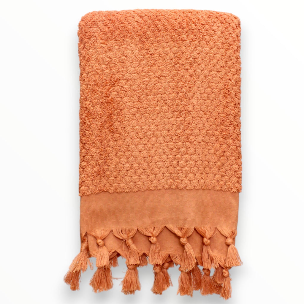 THIRSTY TOWEL CO. Limited Edition Burnt Toffee Turkish Bath Sheet Towel 100% Cotton