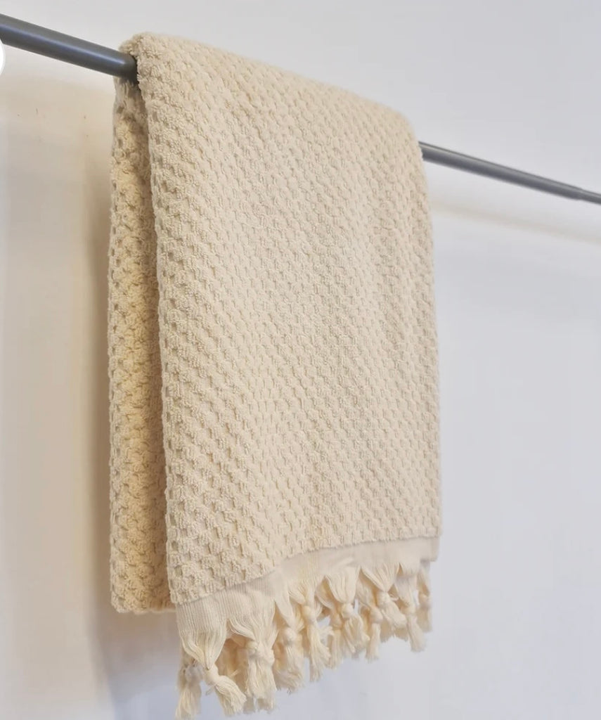 THIRSTY TOWEL CO. Limited Edition La Natural Turkish Bath Sheet Towel 100% Cotton