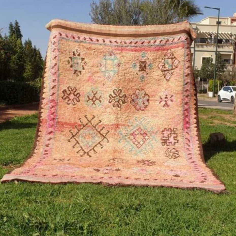 'LILY' Vintage Moroccan Boujaad Rug