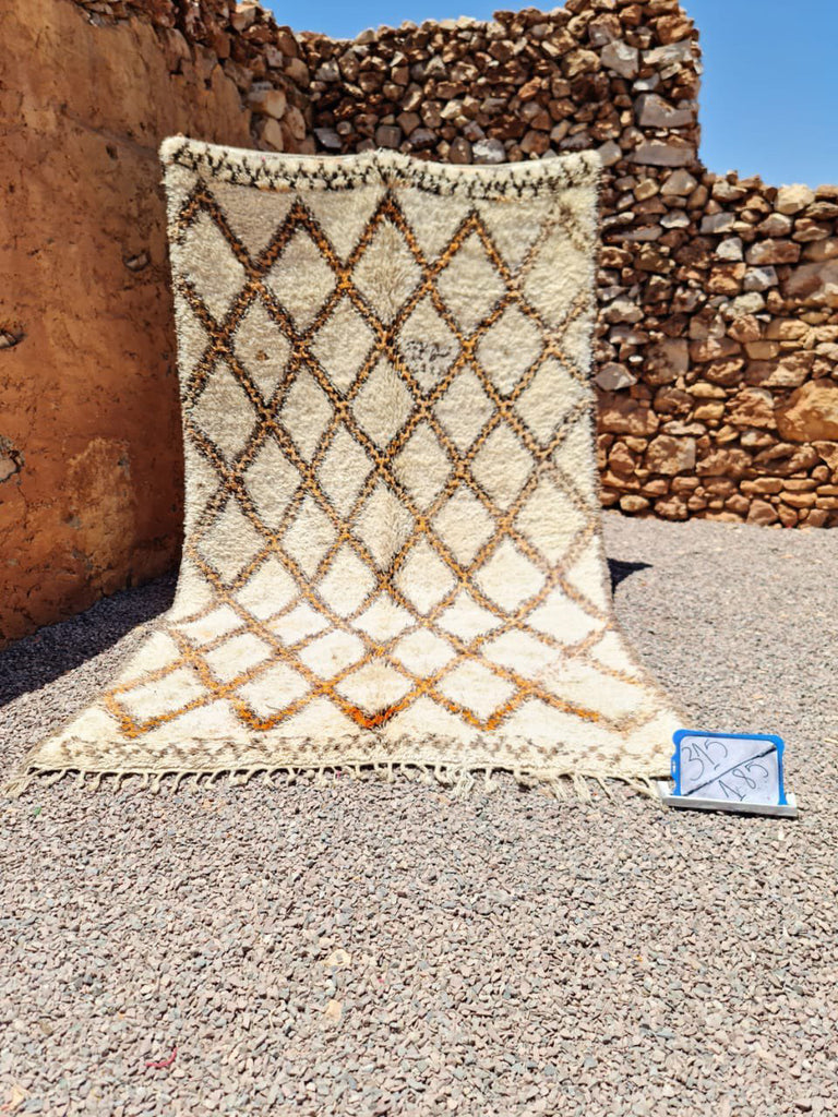 'RAY' Vintage Moroccan Beniourain Rug
