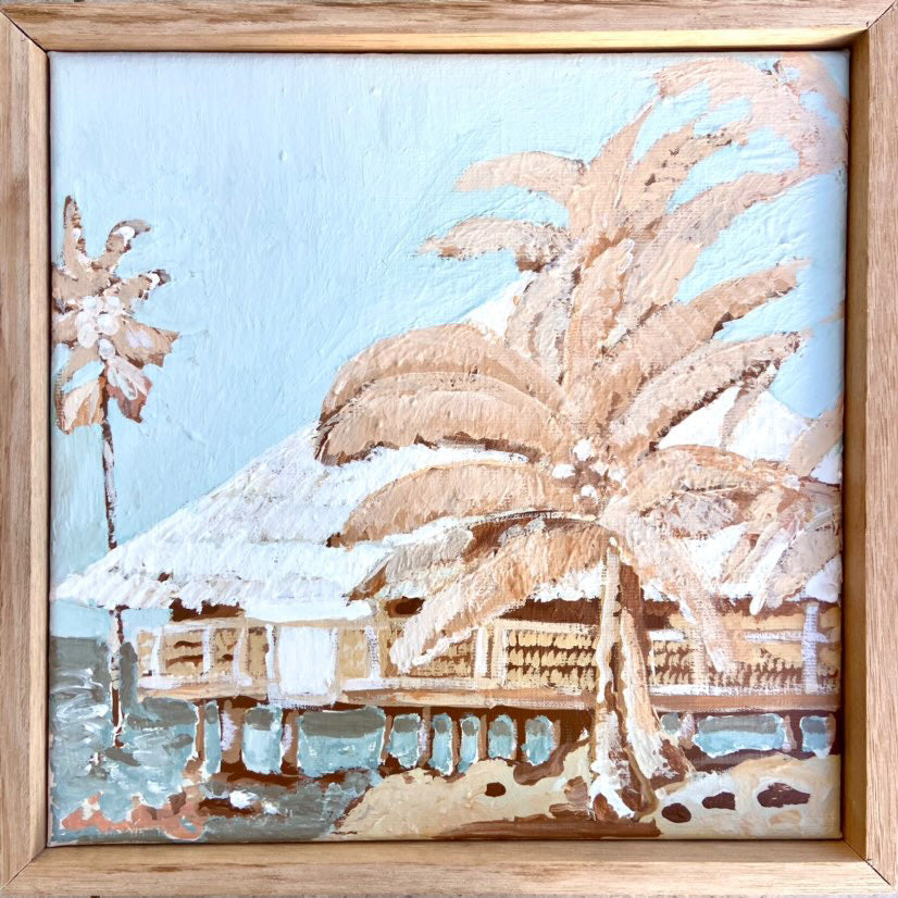 'BUNGALOW' Original Painting By Maisie Dickie