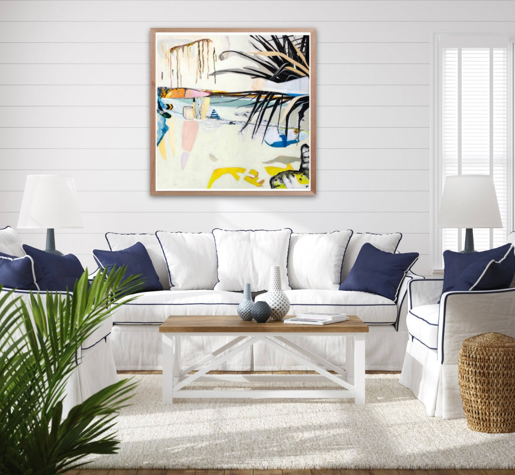 'Offshore Dreaming' Framed Limited Edition Printed on Canvas By Georgie Wilson