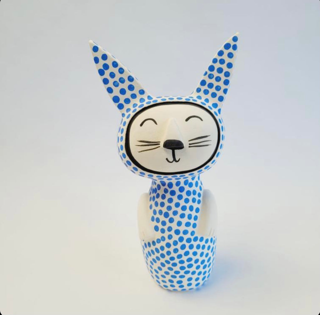Polka Dot Rabbit By Ann-Maree Gentile